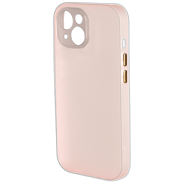 

Чехол iPhone 14 силиконовый Pudding Slim (с закрытой камерой), розовый