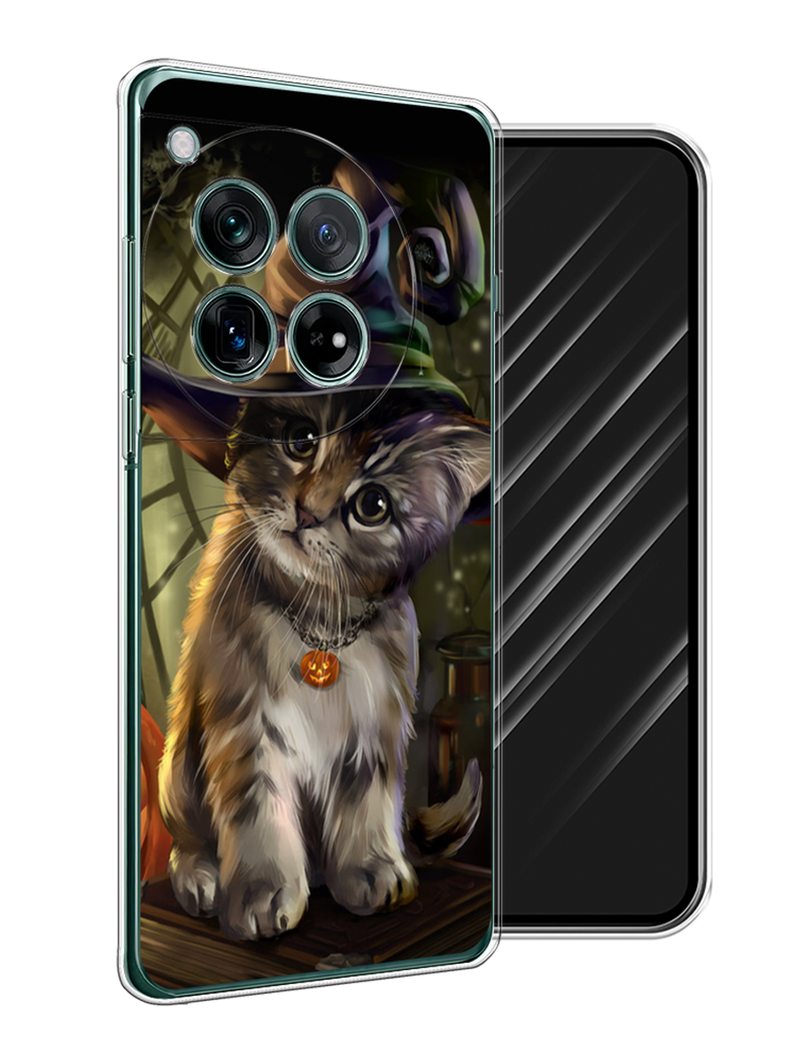 

Чехол Awog на OnePlus 12 "Кот на Хэллоуин", Зеленый;серый, 154450-1