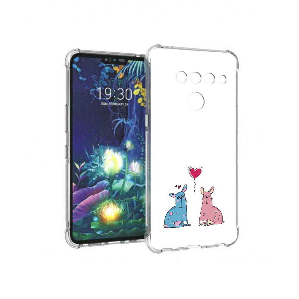 

Чехол MyPads Tocco для LG V50 ThinQ Лама любовь, Прозрачный, Tocco
