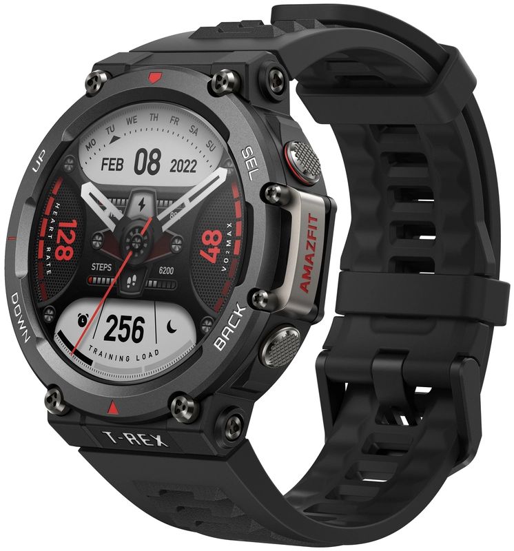 

Смарт-часы AMAZFIT T-Rex 2 A2170, 1.39", черный / черный