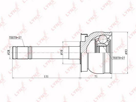 

Шрус LYNXauto CO-5726