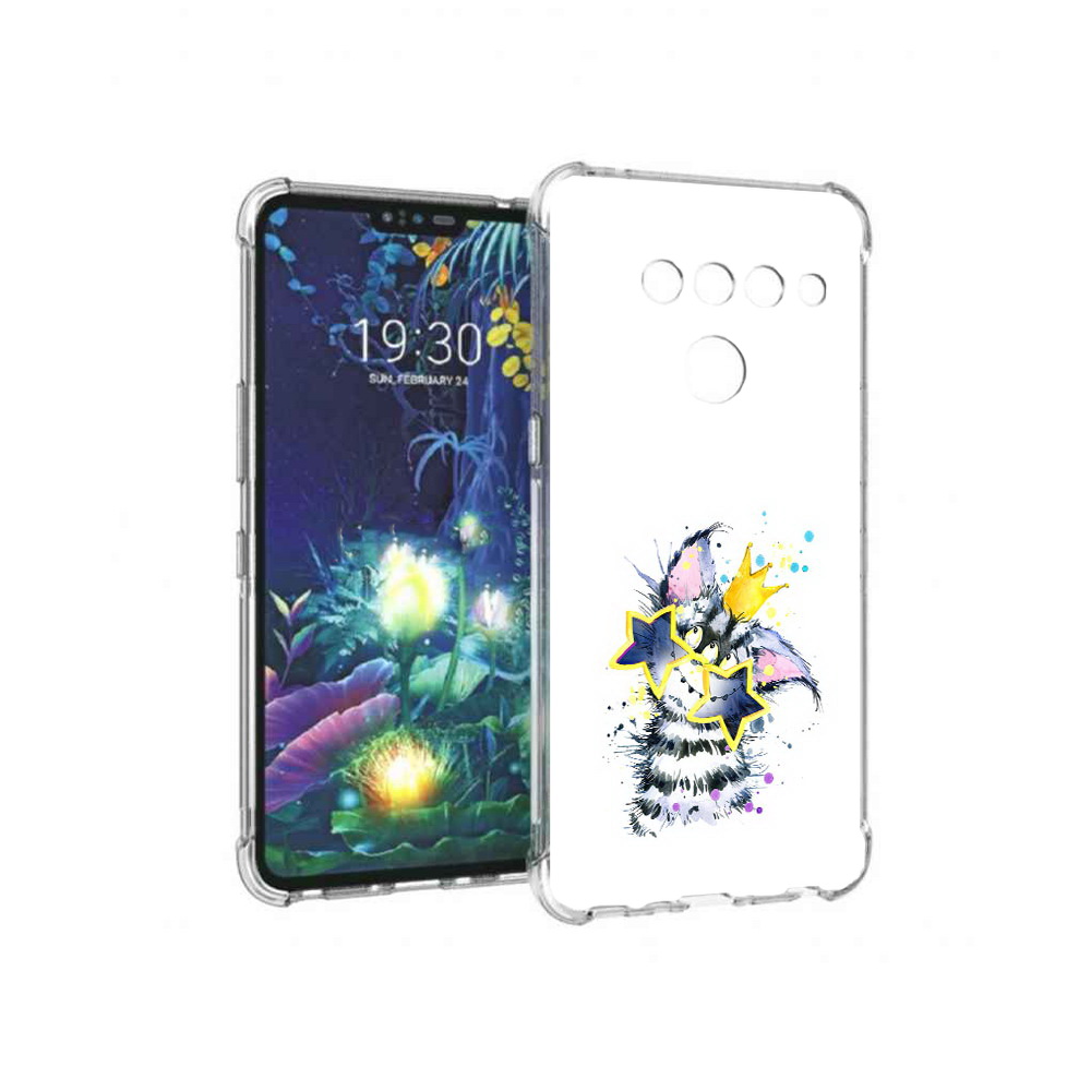 

Чехол MyPads Tocco для LG V50 ThinQ Мартовский Нуся, Прозрачный, Tocco