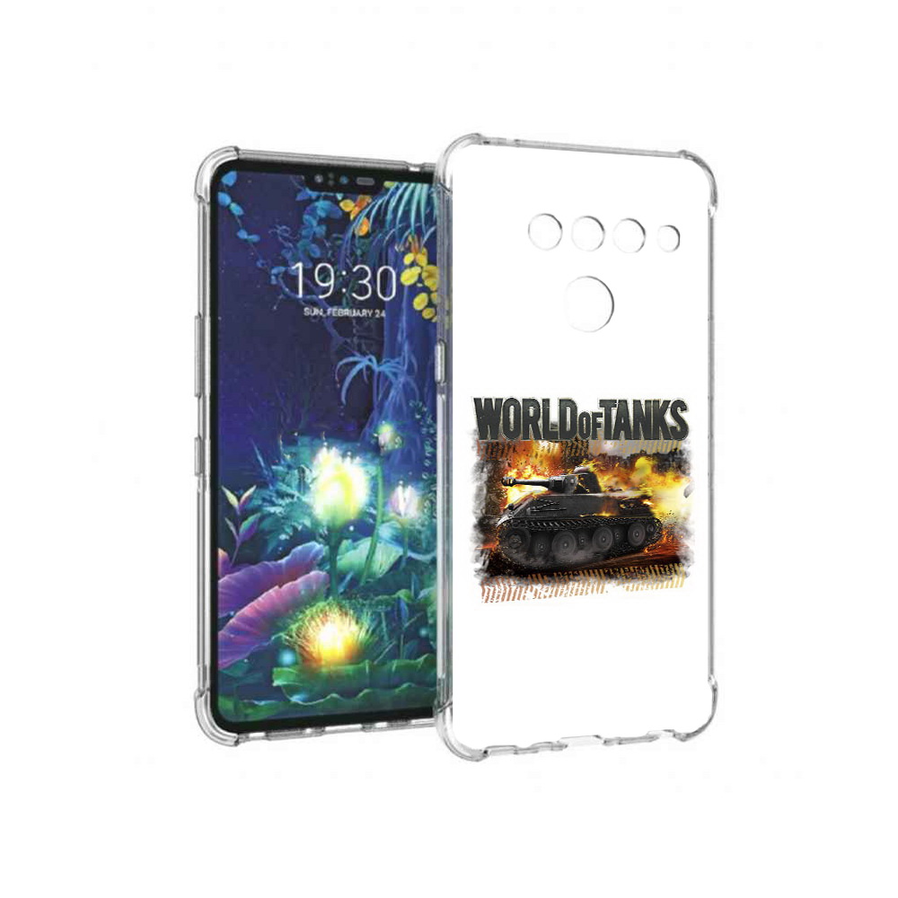 

Чехол MyPads Tocco для LG V50 ThinQ Мир танков-2, Прозрачный, Tocco