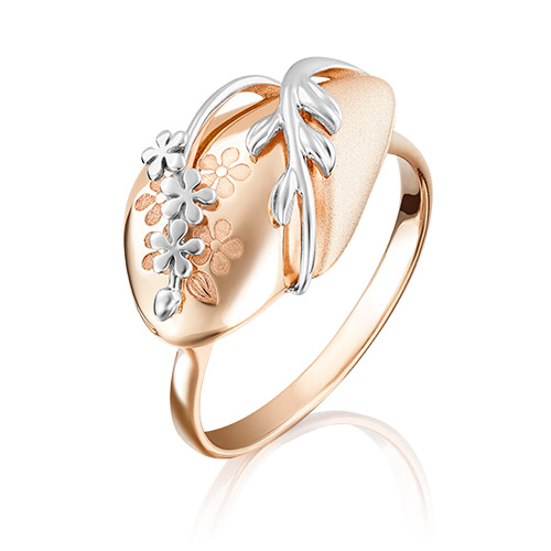 

Кольцо из золота р. 17,5 PLATINA jewelry 01-5093-00-000-1110-48, 01-5093-00-000-1110-48