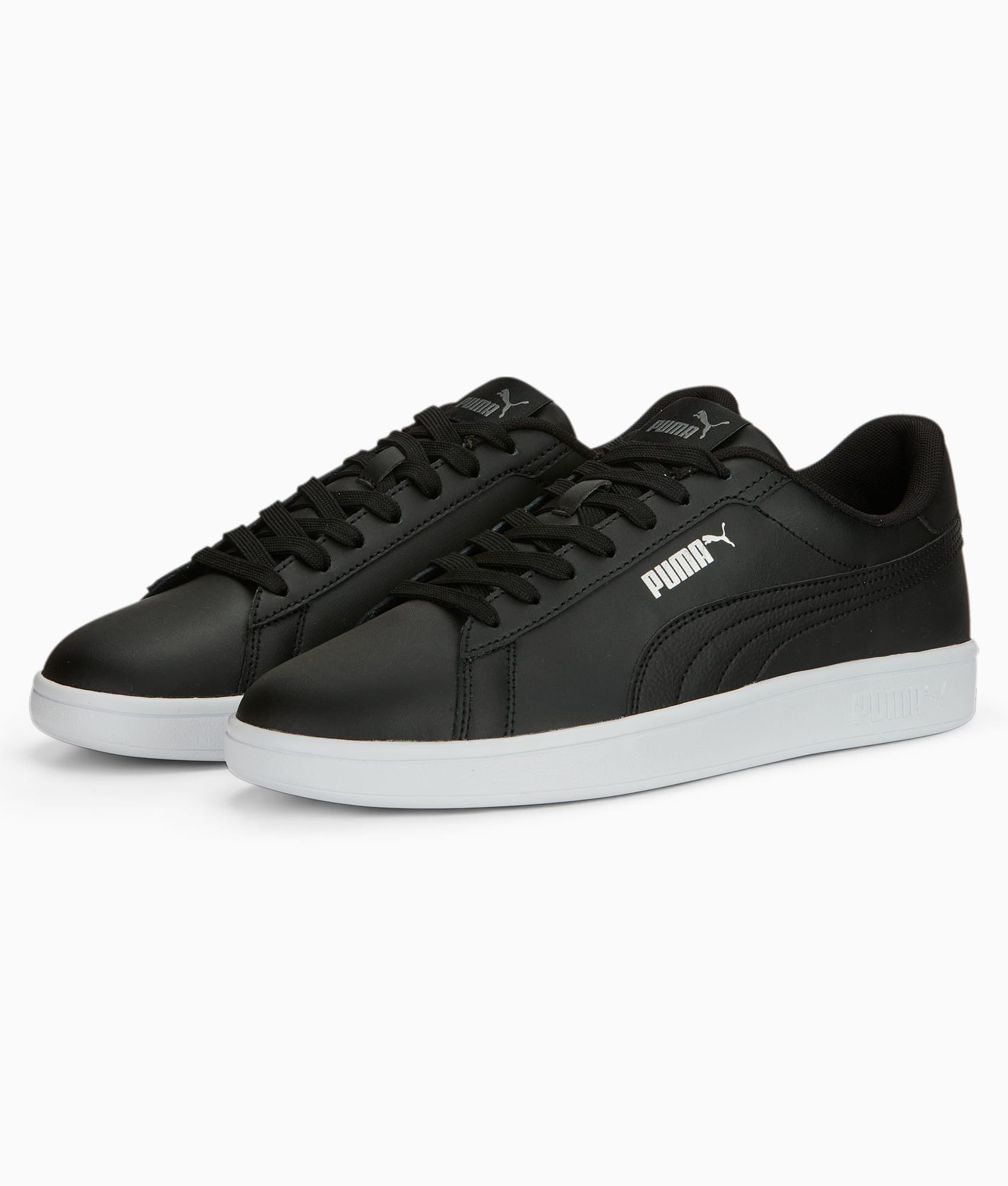 

Кроссовки унисекс PUMA Smash 3.0 L 390987 черные 42 EU, Черный, Smash 3.0 L