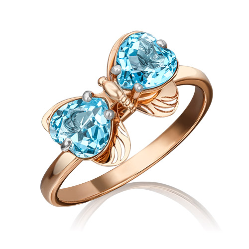 

Кольцо из золота р.  PLATINA jewelry 01-5231-00-201-1110-57, топаз, 01-5231-00-201-1110-57