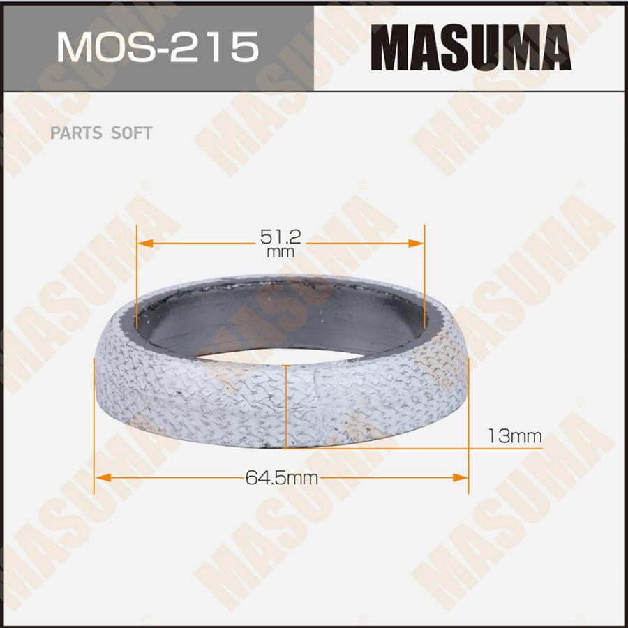 Кольцо Глушителя 51.2 X 64.5 Masuma арт. MOS-215