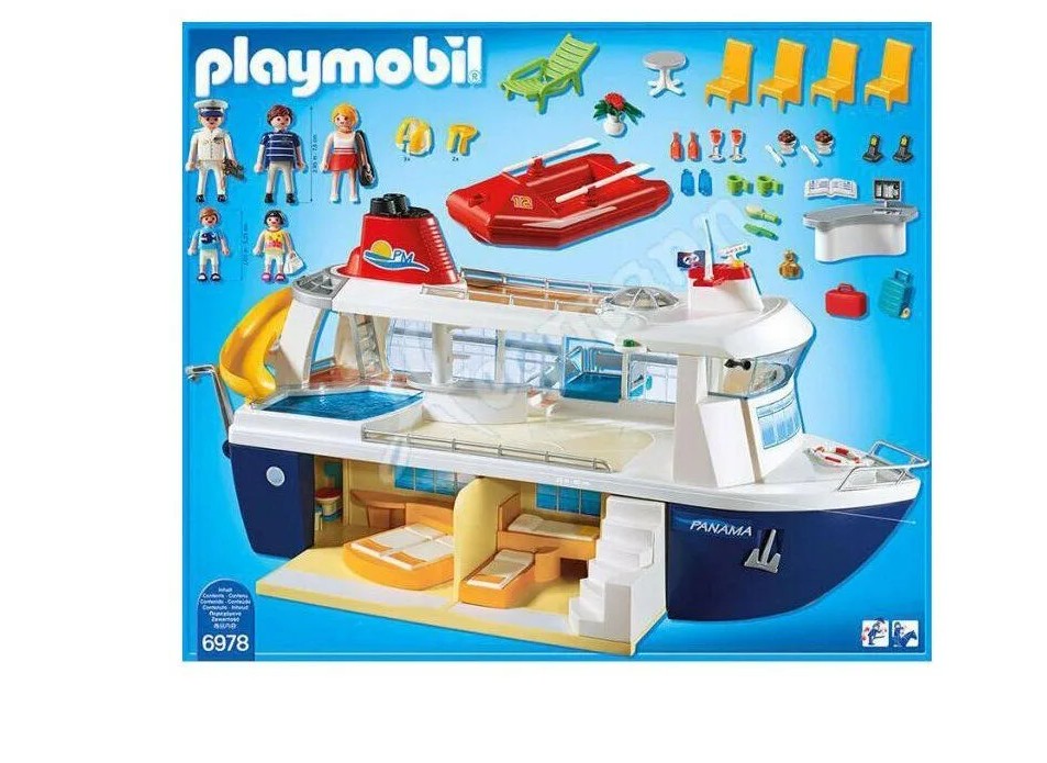 

Конструктор Playmobil Family Fun 6978 Круизный лайнер 146 дет, 6978