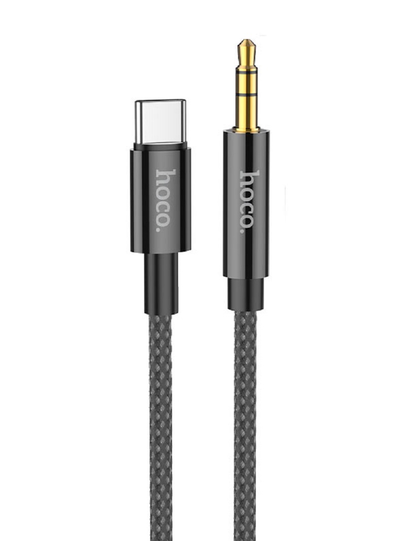 

Кабель Hoco UPA19 AUX - Jack 3.5 Type-C 1m Black, Черный