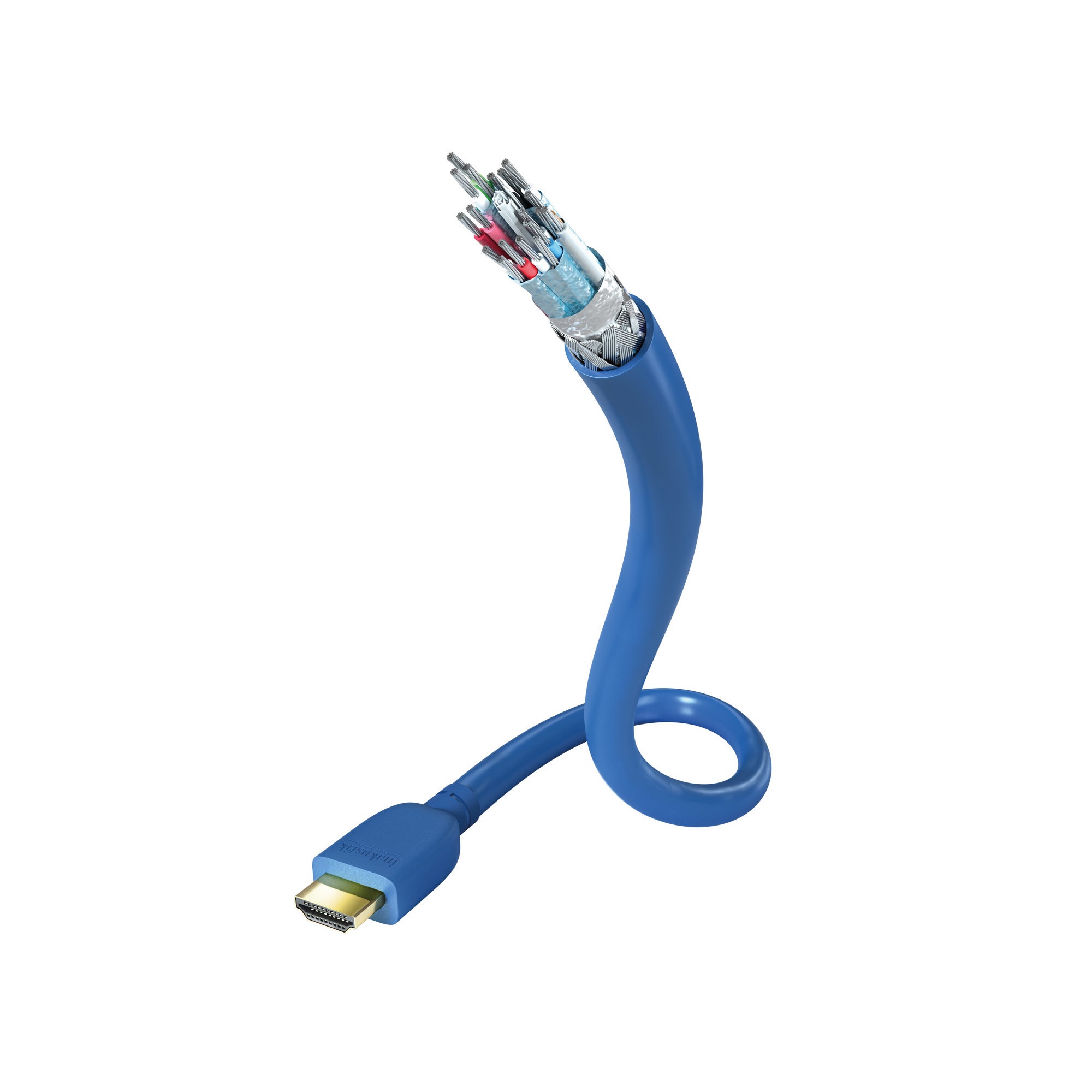 фото Кабель in-akustik hdmi - hdmi, 1,5м blue(009242015)