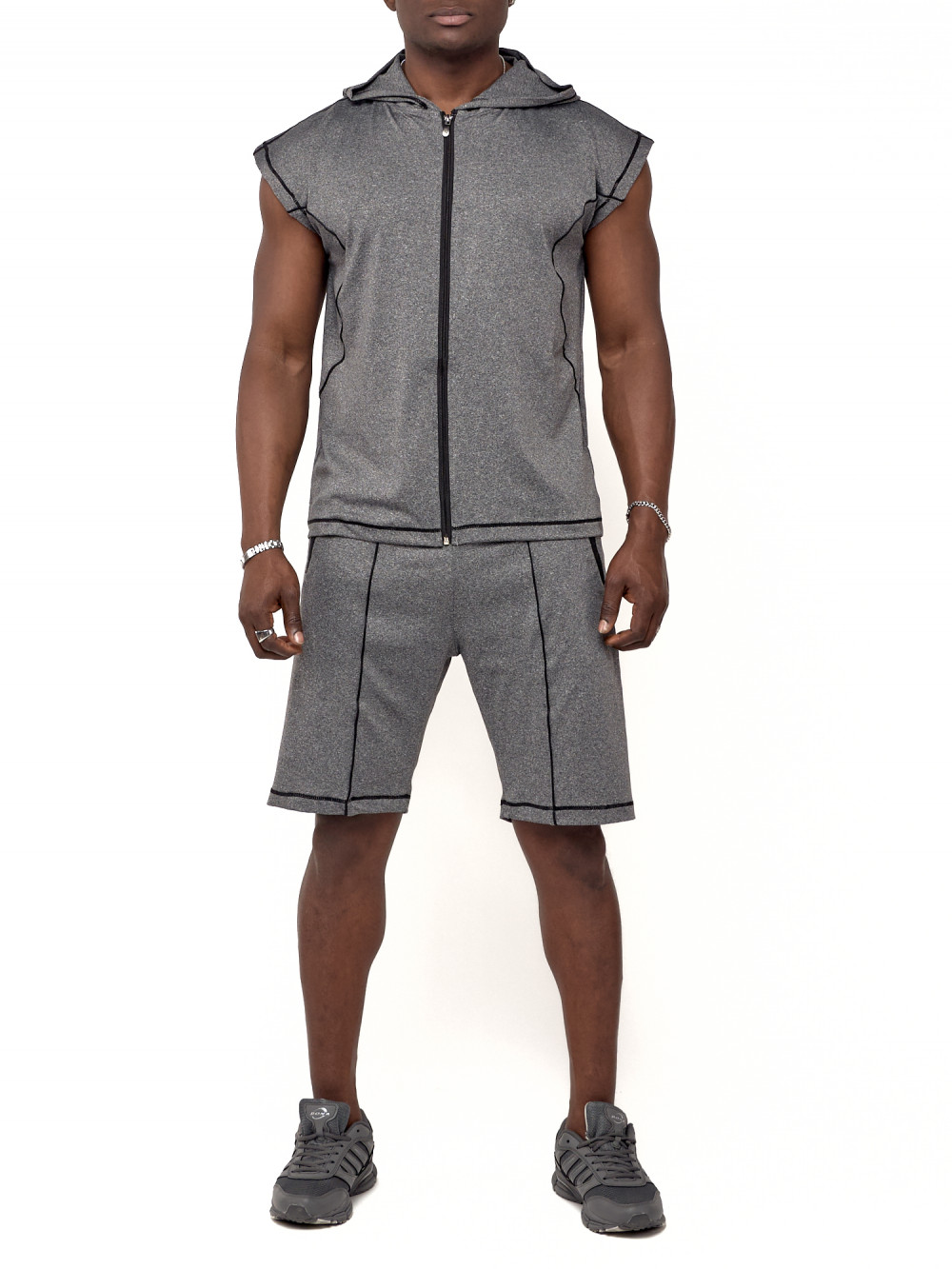 

Костюм мужской NoBrand AD2262 серый 54-56 RU, AD2262