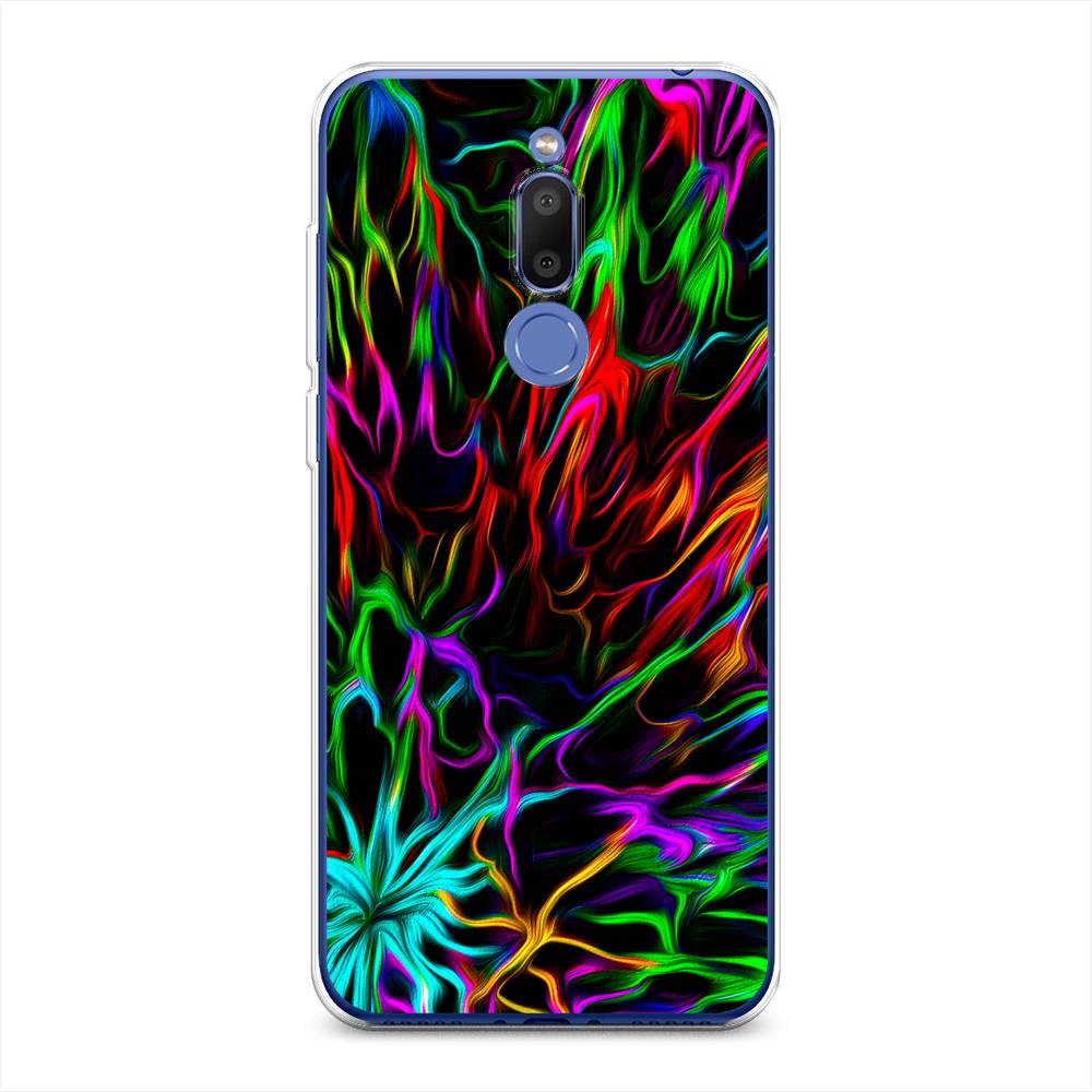 

Чехол на Meizu M6T "Разноцветные разводы", Голубой;зеленый;оранжевый, 72850-3