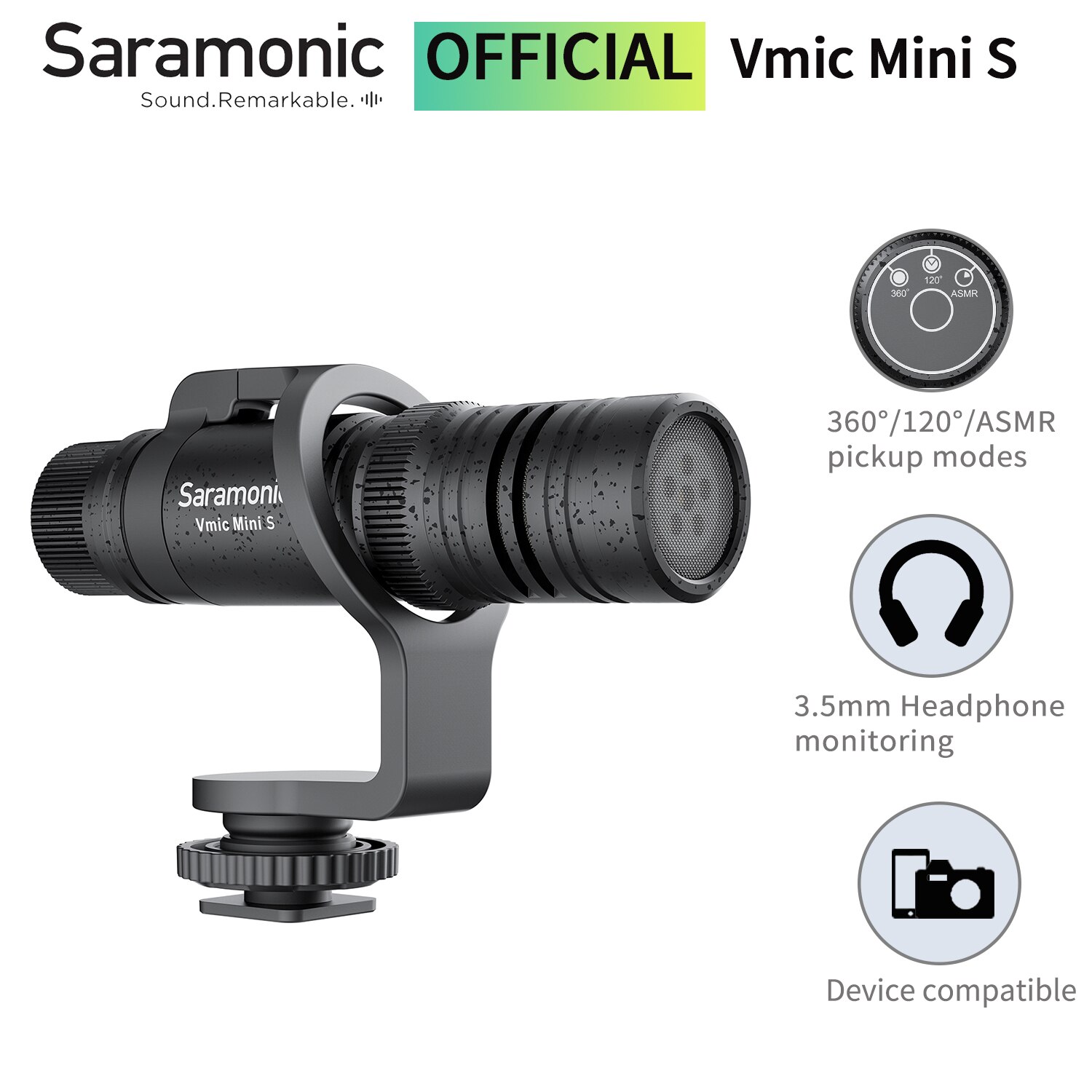 фото Микрофон saramonic vmic mini s black