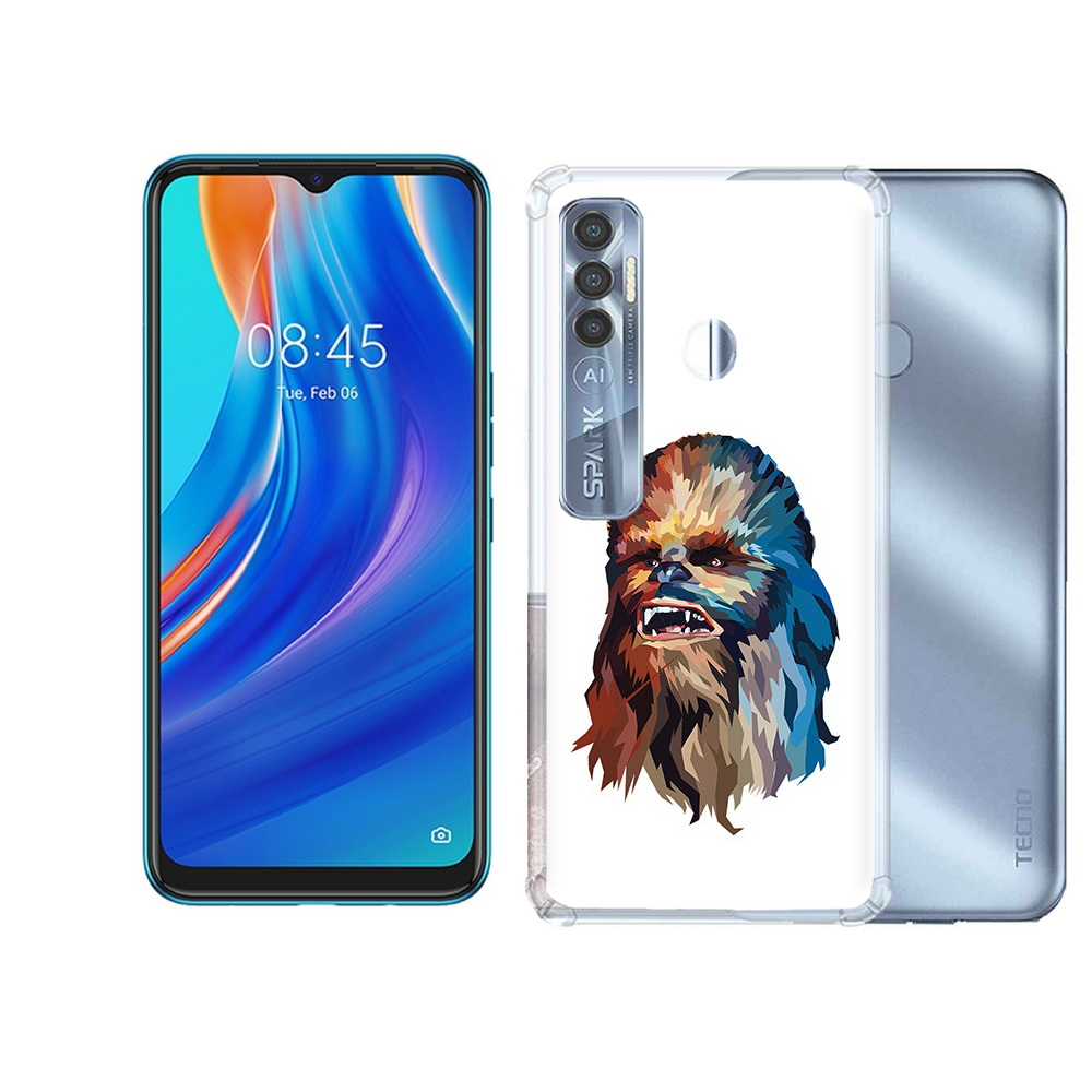 

Чехол MyPads Tocco для Tecno Spark 7 Pro star wars звездные войны, Прозрачный, Tocco