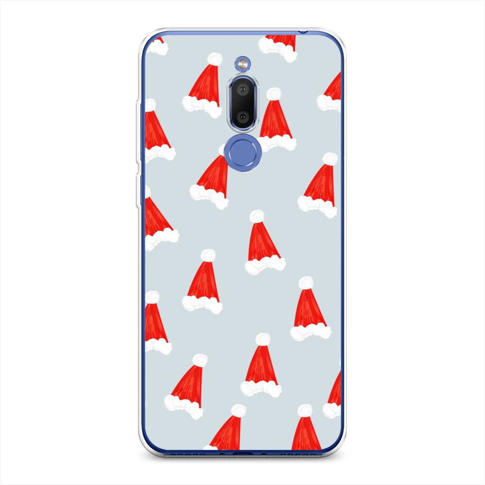 

Чехол на Meizu M6T "Новогодние шапочки", Белый;красный;серый, 72850-5