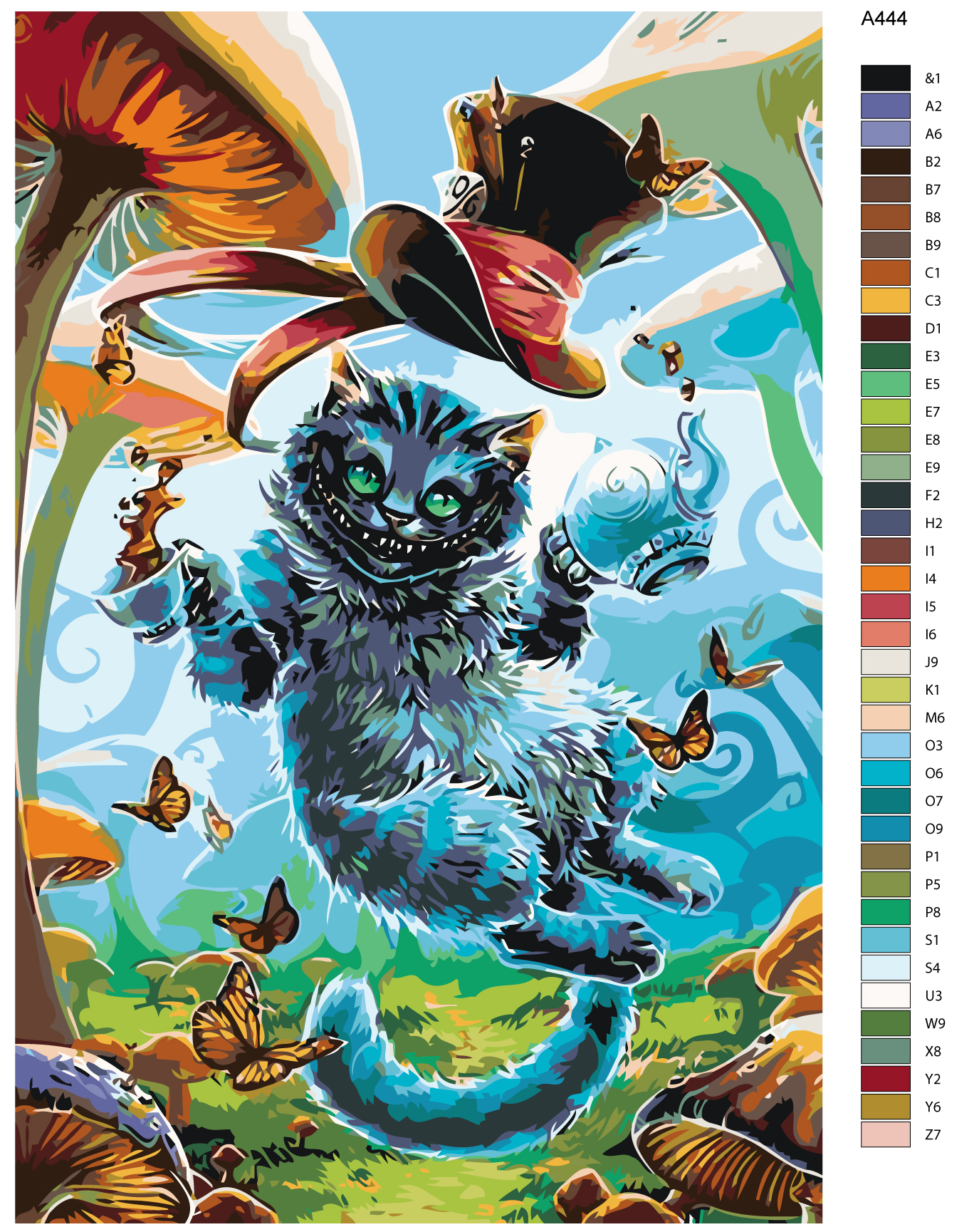 

Картина по номерам, Живопись по номерам, 80 x 120, A444, A444