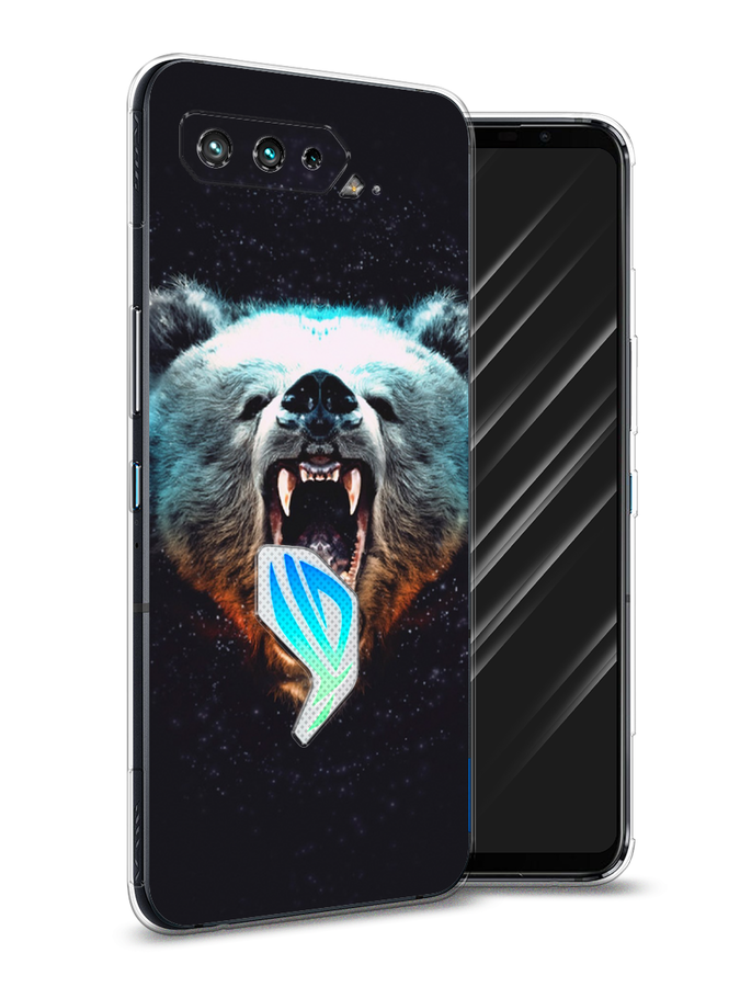 

Чехол Awog на Asus ROG Phone 5S "Медведь", Коричневый;голубой;черный, 44550-2