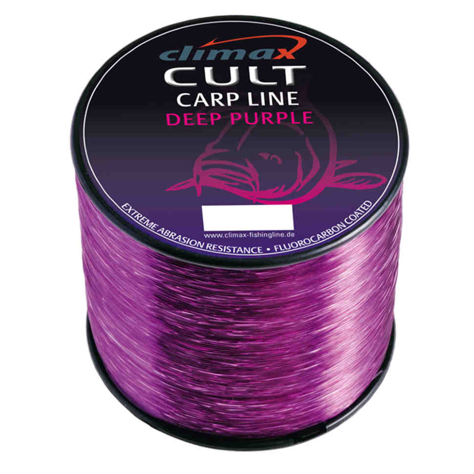 

Леска CLIMAX CULT CARP LINE DEEP PURPLE 0,28 mm 5,8kg 1/4 lbs (1500m), CULT CARP LINE DEEP PURPLE