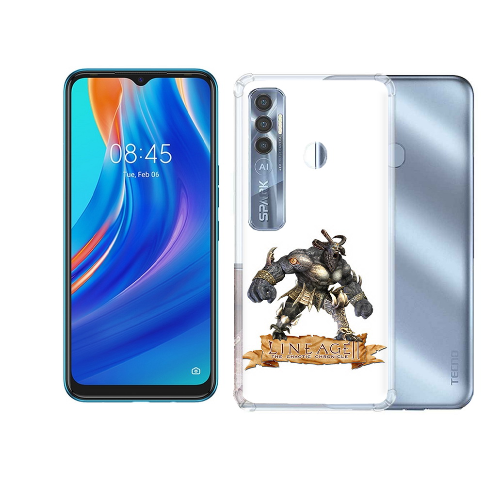 

Чехол MyPads Tocco для Tecno Spark 7 Pro Байлор, Прозрачный, Tocco
