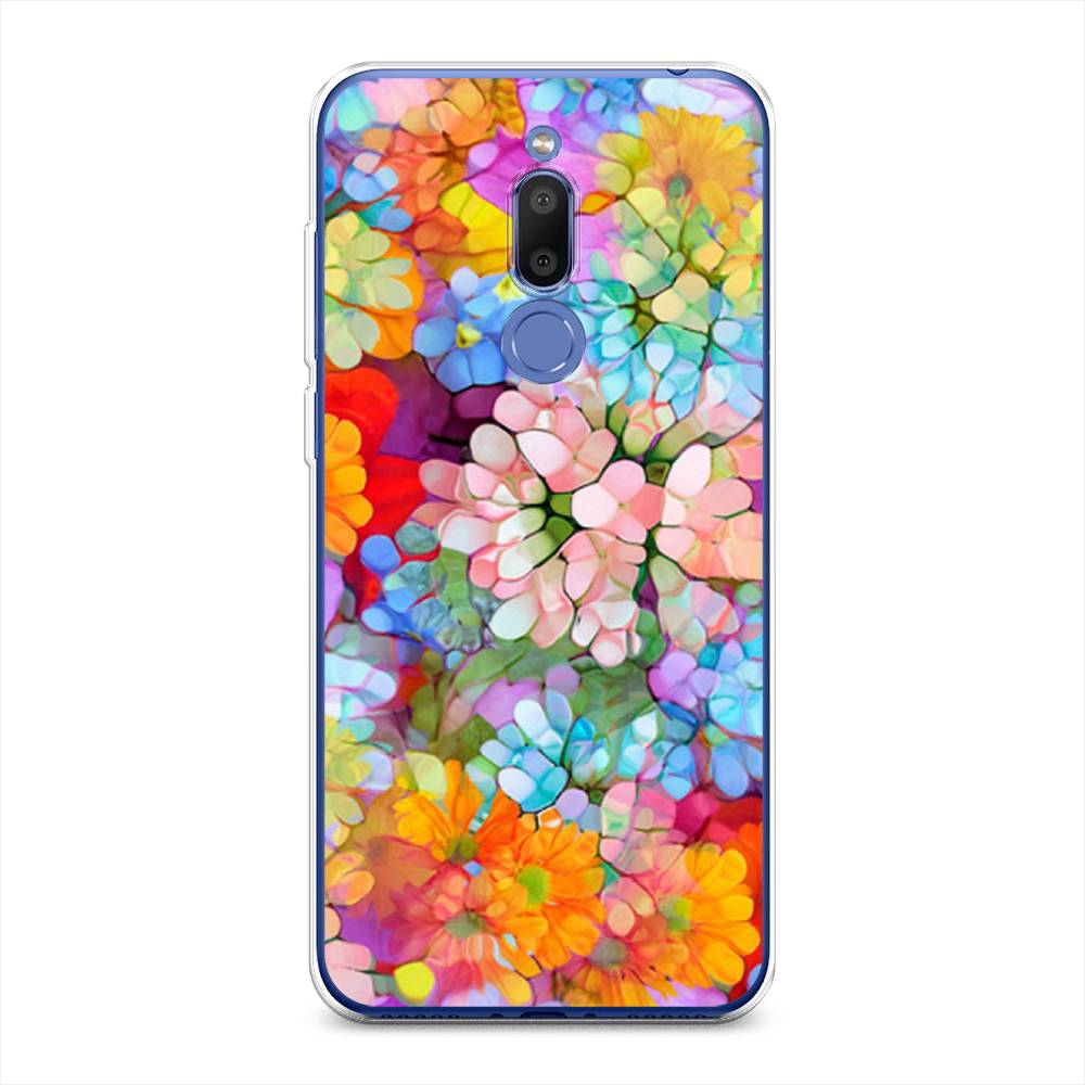 

Чехол на Meizu M6T "Цветы витраж", Оранжевый;розовый;голубой, 72850-3