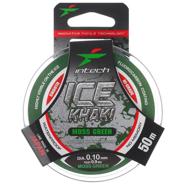 

Леска Intech Ice Khaki moss green 0,10, 50 м