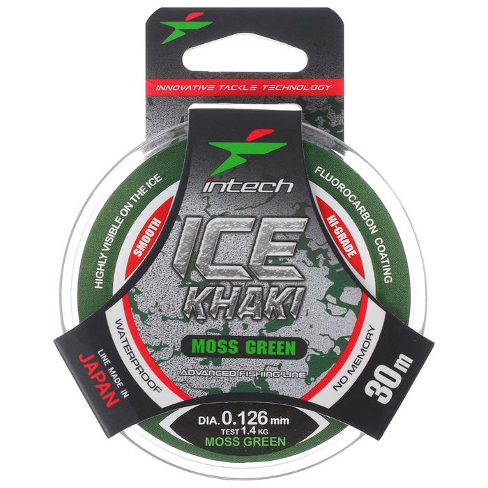

Леска Intech Ice Khaki moss green 0,126, 30 м