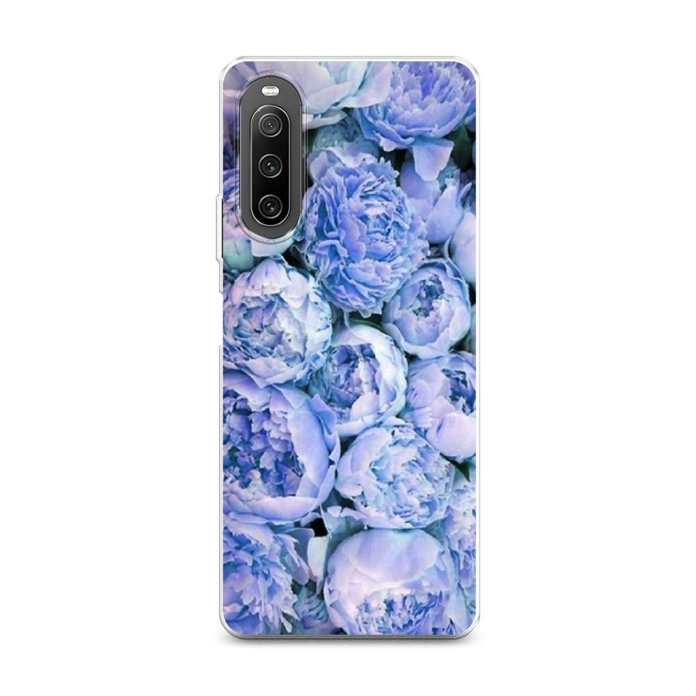 

Чехол Awog на Sony Xperia 10 IV "Пионы голубые", Разноцветный, 55250-8