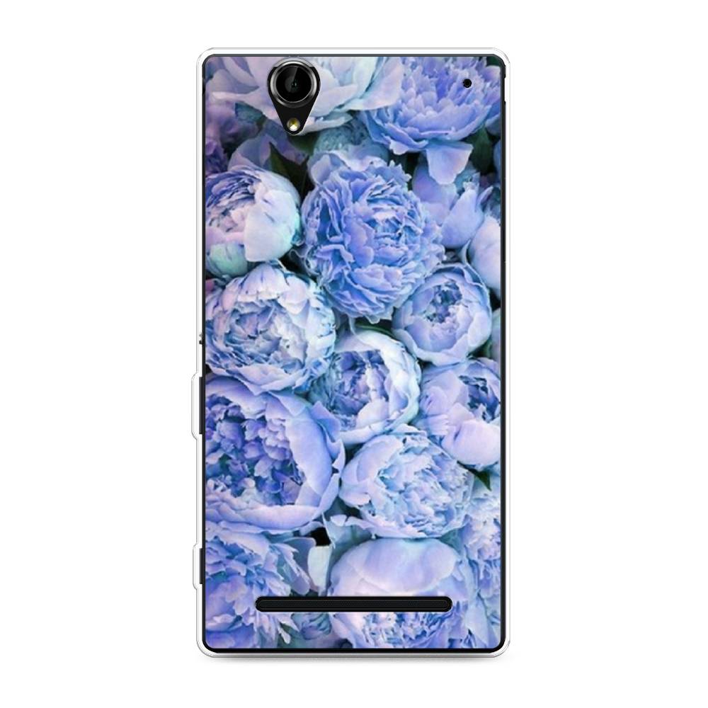 

Чехол Awog на Sony Xperia T2 Ultra "Пионы голубые", Разноцветный, 50950-8
