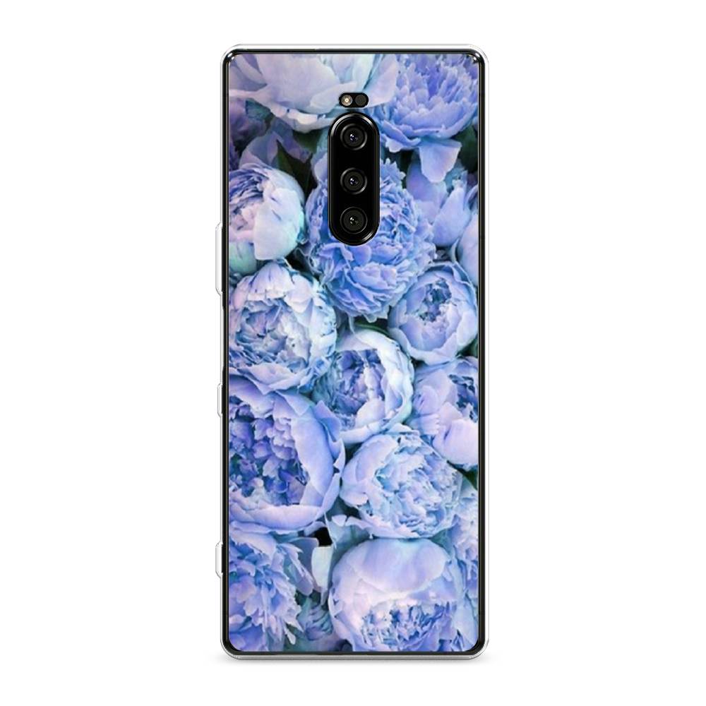 

Чехол Awog на Sony Xperia XZ4/Xperia 1 "Пионы голубые", Разноцветный, 53850-8