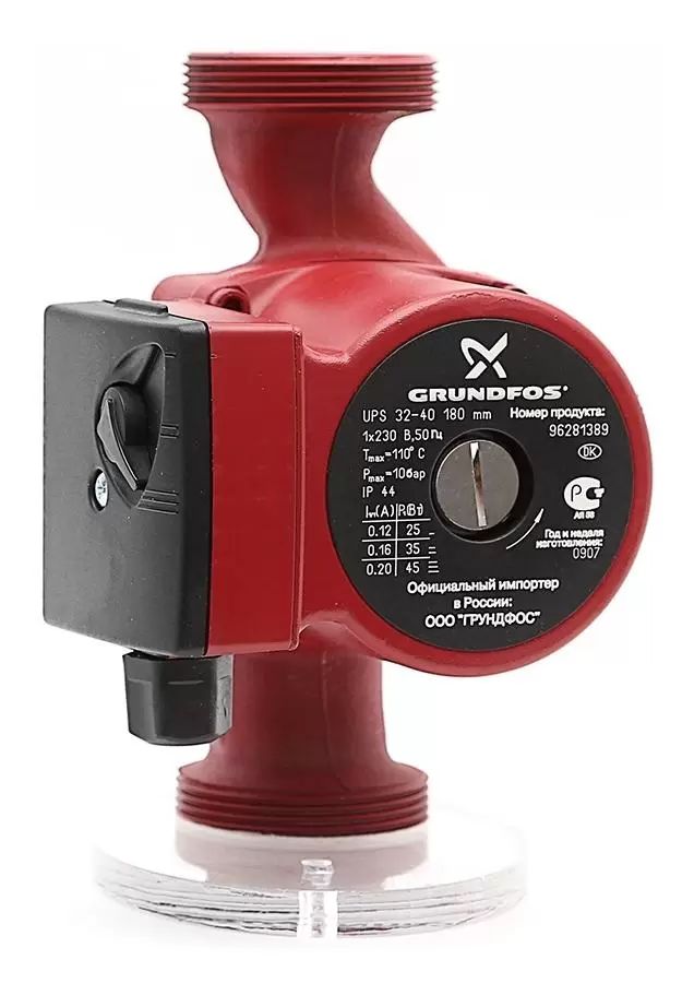 Циркуляционный насос Grundfos UPS 32-40 180мм с гайками