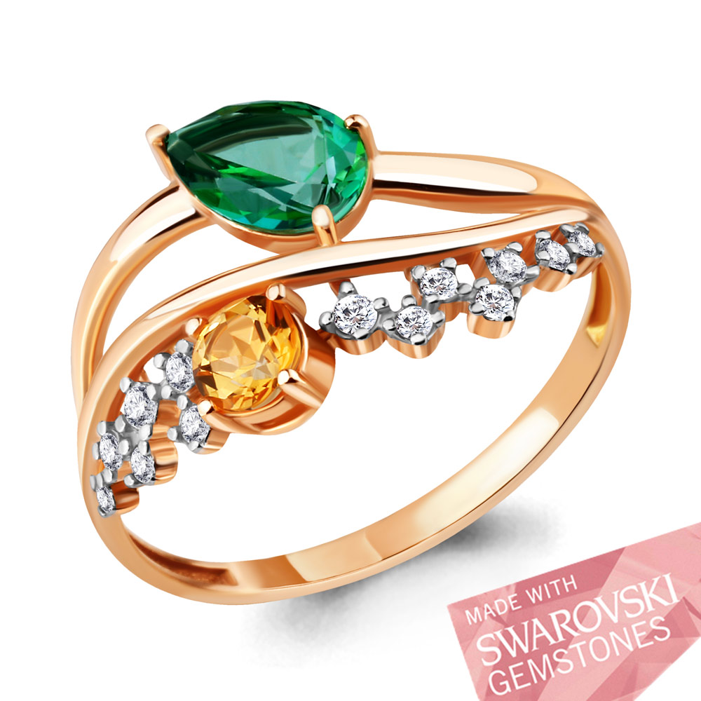 

Кольцо из серебра р.  AQUAMARINE 65861533А_925_з, 65861533А_925_з