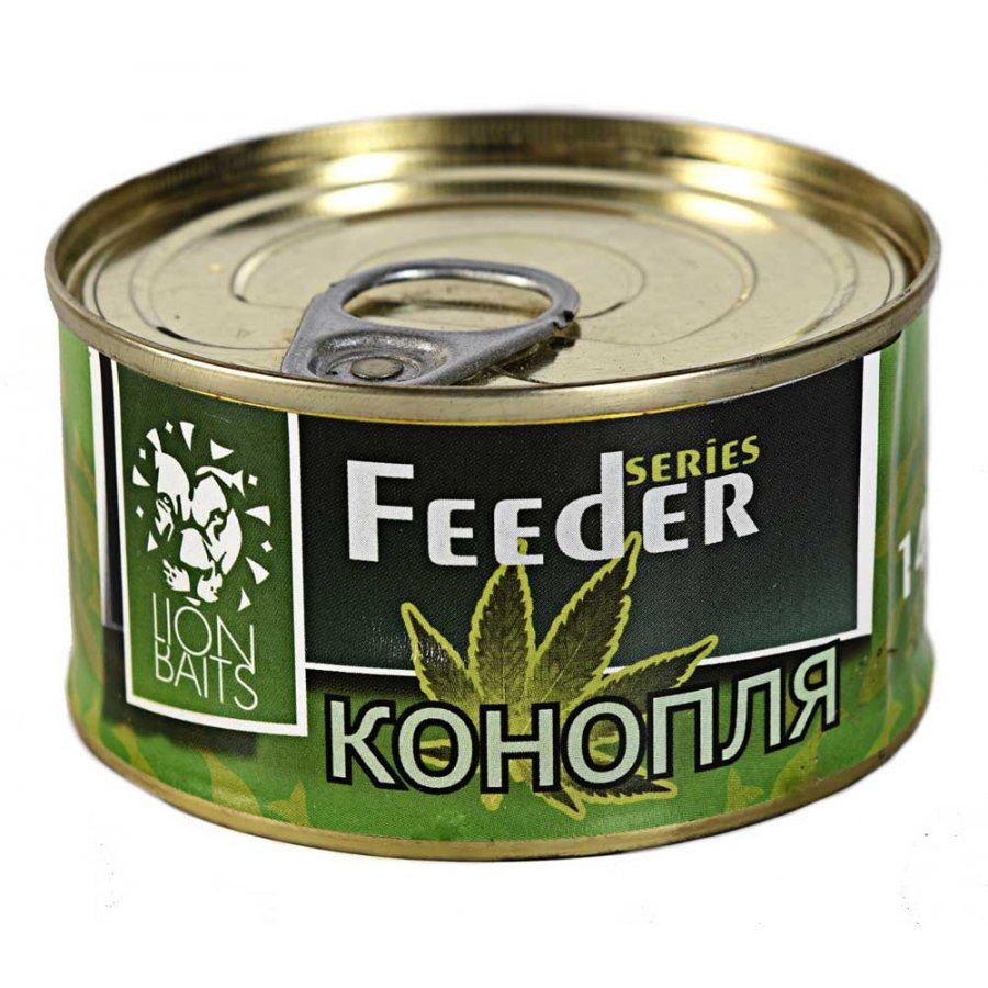 

Зерновая смесь LION BAITS Feeder Конопля 140мл, Зеленый