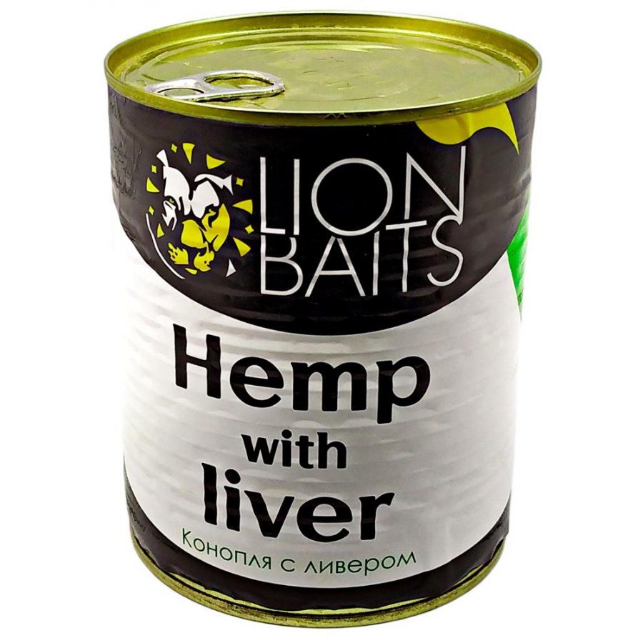 

LION BAITS Зерновая смесь Hemp with liver (конопля с ливером) 900мл, Hemp with liver