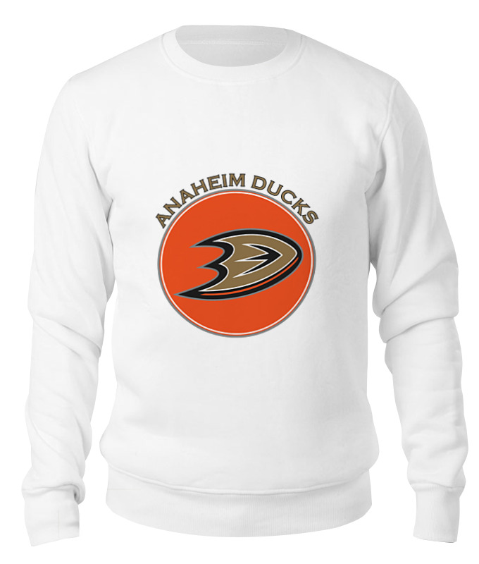 

Свитшот унисекс Printio Anaheim ducks белый S, Anaheim ducks