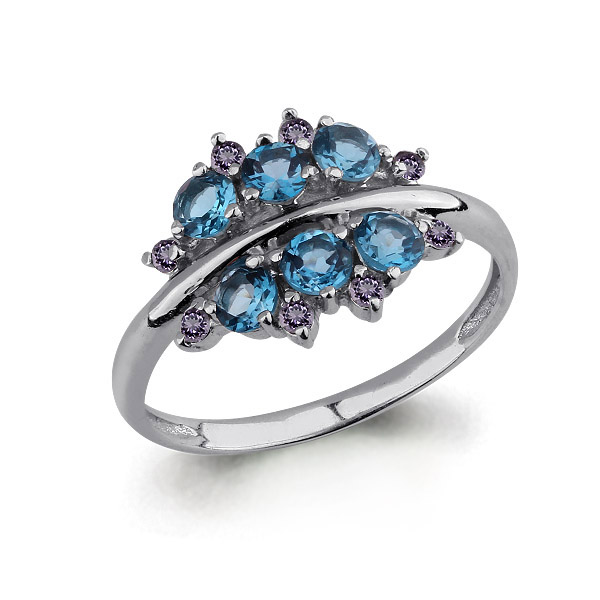 

Кольцо из серебра р. , AQUAMARINE 6567932_925_р, 6567932_925_р