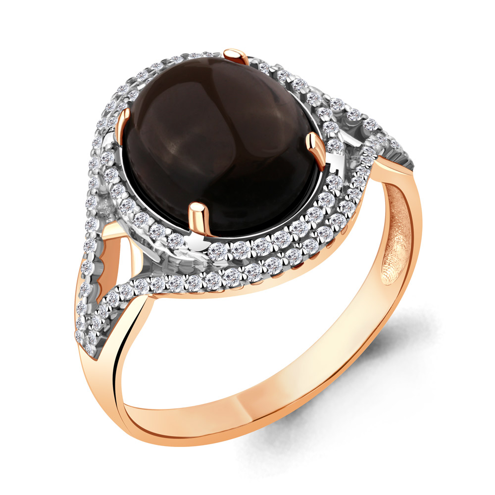 

Кольцо из серебра р.  AQUAMARINE 6549001А_925_з, 6549001А_925_з