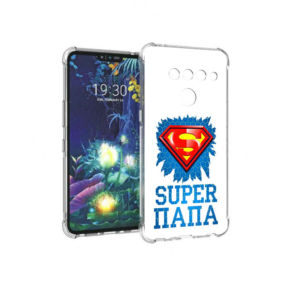 

Чехол MyPads Tocco для LG V50 ThinQ Супер Папа, Прозрачный, Tocco