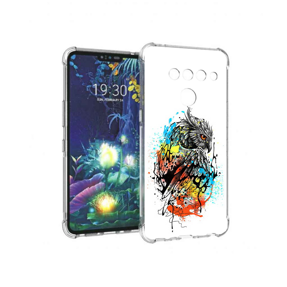

Чехол MyPads Tocco для LG V50 ThinQ Творческая сова, Прозрачный, Tocco
