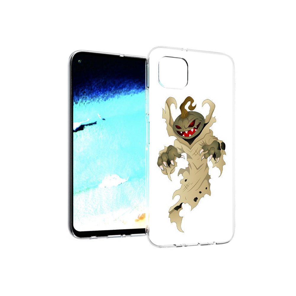 

Чехол MyPads Tocco для Huawei Nova 6 SE призрак хэллоуина, Прозрачный, Tocco