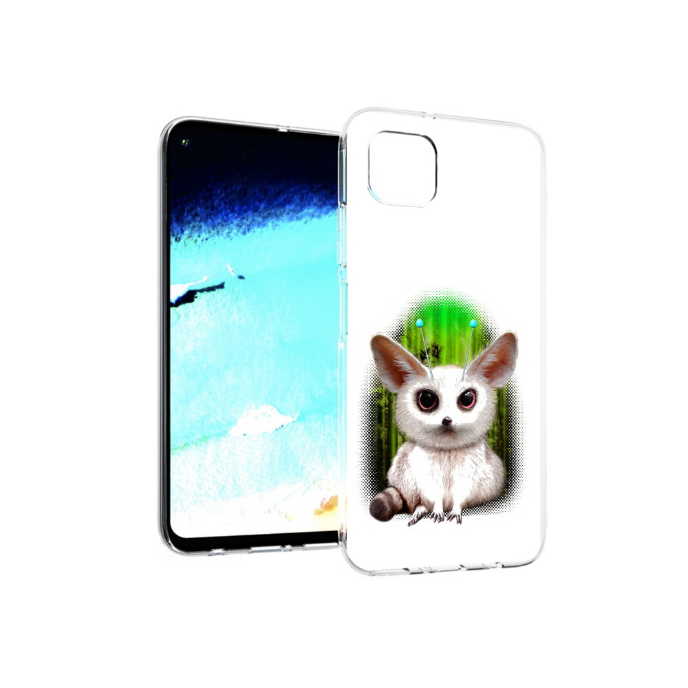 

Чехол MyPads Tocco для Huawei Nova 6 SE пушистое животное, Прозрачный, Tocco