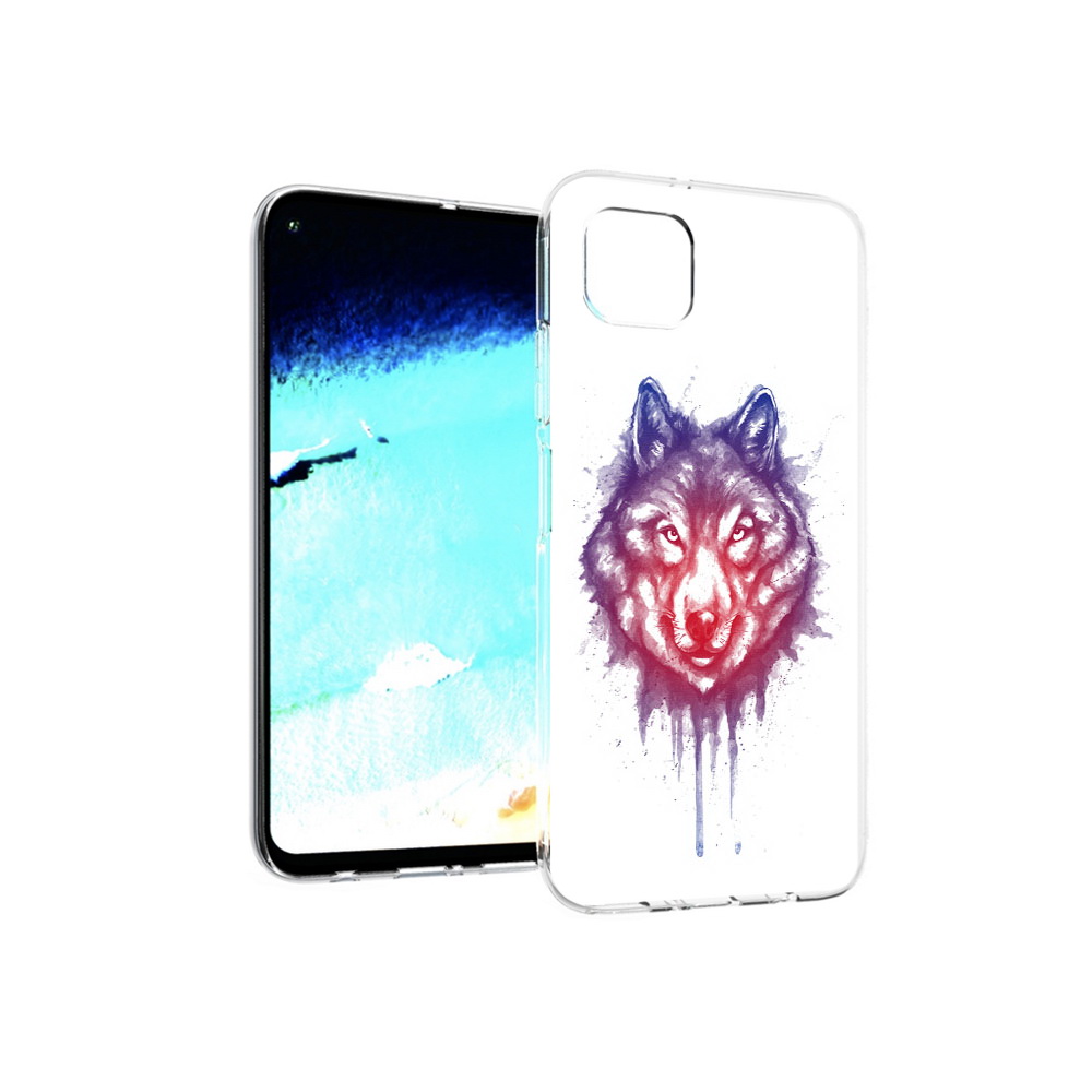 

Чехол MyPads Tocco для Huawei Nova 6 SE пушистый волк, Прозрачный, Tocco