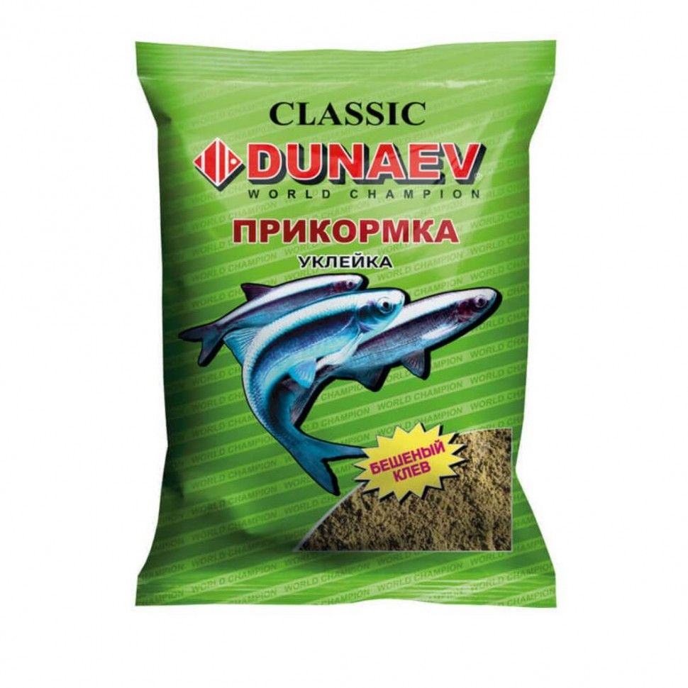 

Прикормка DUNAEV Серия Классика Уклейка (0,9кг), Желтый, Серия Классика
