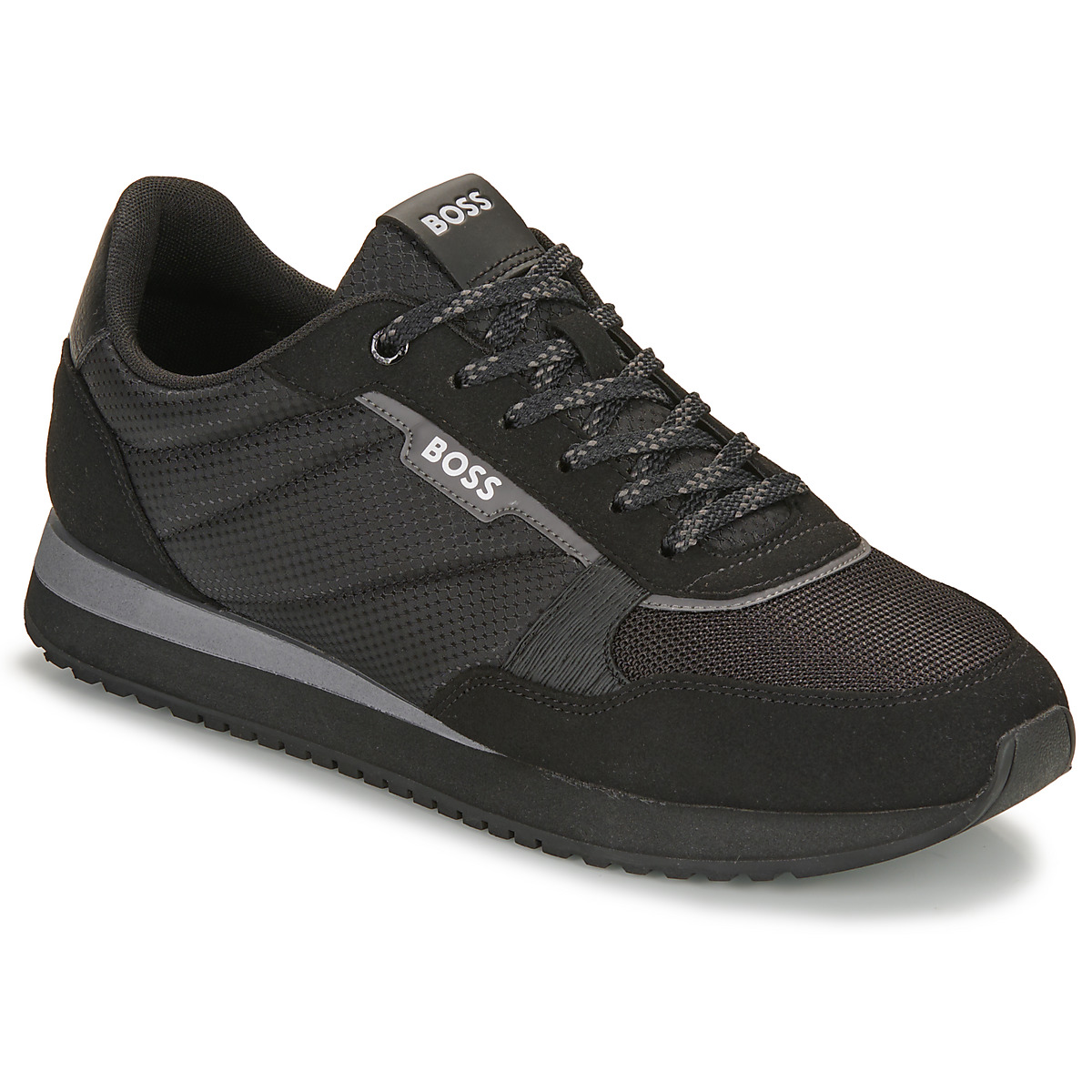 

Кроссовки мужские BOSS 26580377 черные 41 EU, Черный, 26580377