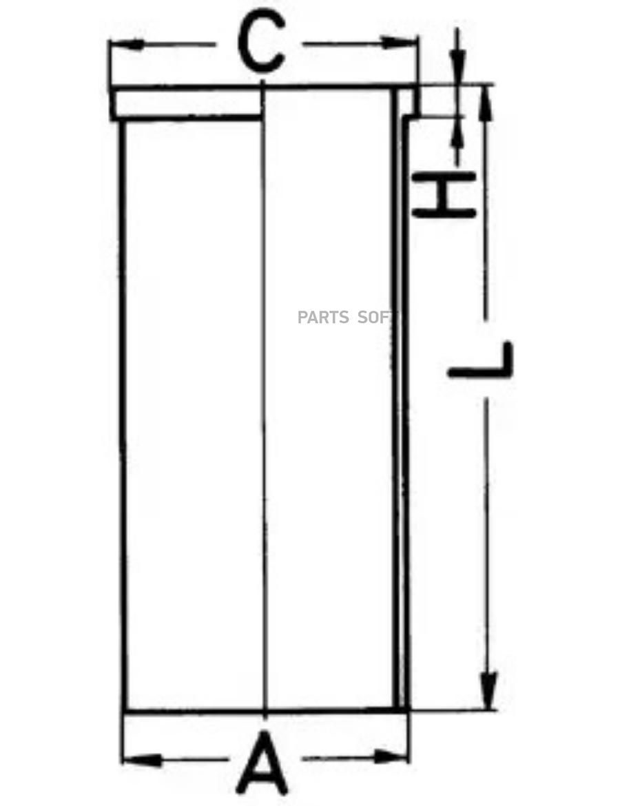

Гильза D87.00 Std KOLBENSCHMIDT 89193190