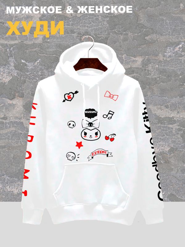 

Худи женское SHARP&CUT ABB220068 белое L, Белый, ABB220068