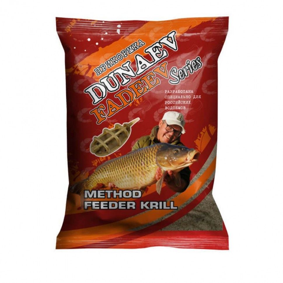 

Прикормка DUNAEV FADEEV Method Feeder Krill (1кг)