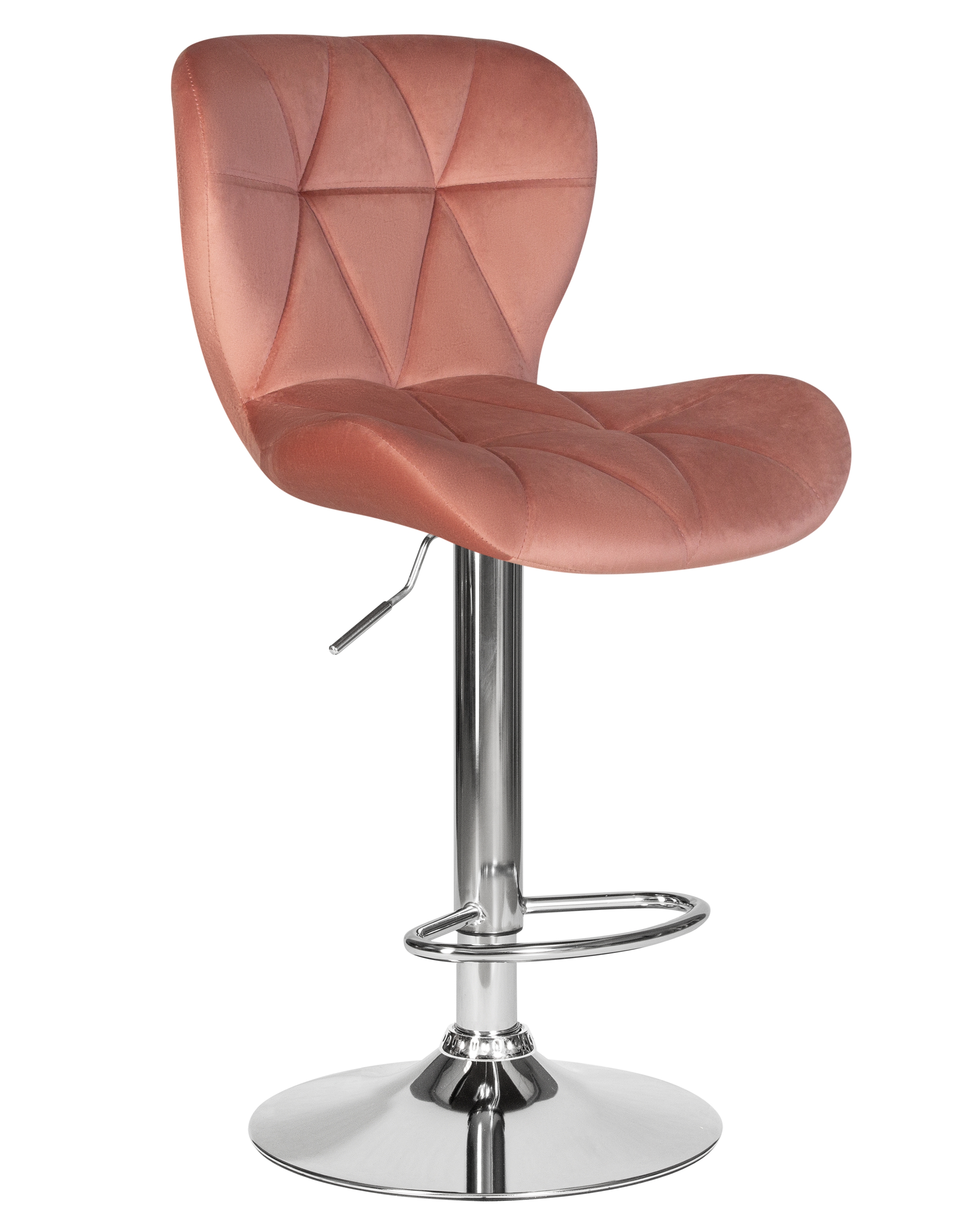 

Барный стул Империя стульев BARNY LM-5022 powder pink (MJ9-32), хром/темно-розовый, BARNY