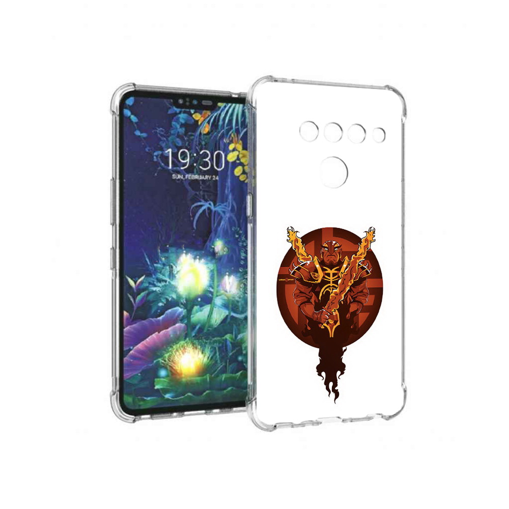 

Чехол MyPads Tocco для LG V50 ThinQ ember spirit, Прозрачный, Tocco