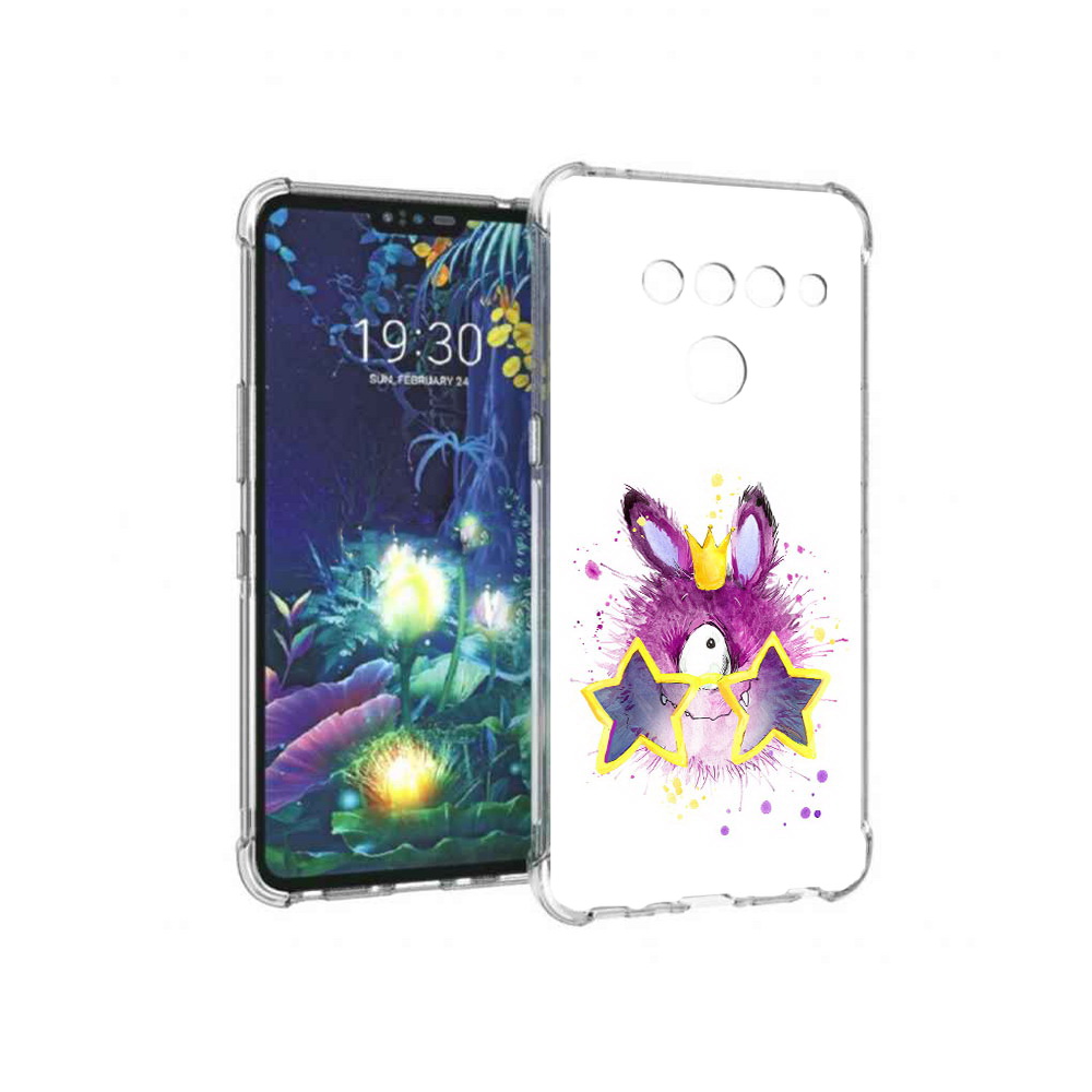 

Чехол MyPads Tocco для LG V50 ThinQ Шуршуля, Прозрачный, Tocco
