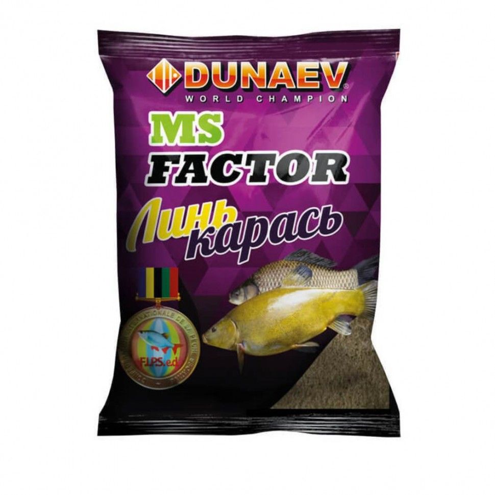 

Прикормка DUNAEV MS FACTOR Линь Карась (1кг)